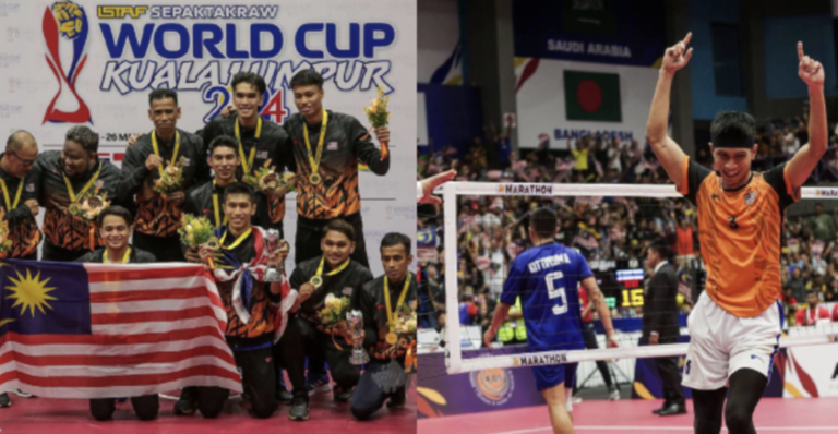 Malaysia Lakar Sejarah Juara Berganda Piala Dunia ISTAF Sepak Takraw 2024